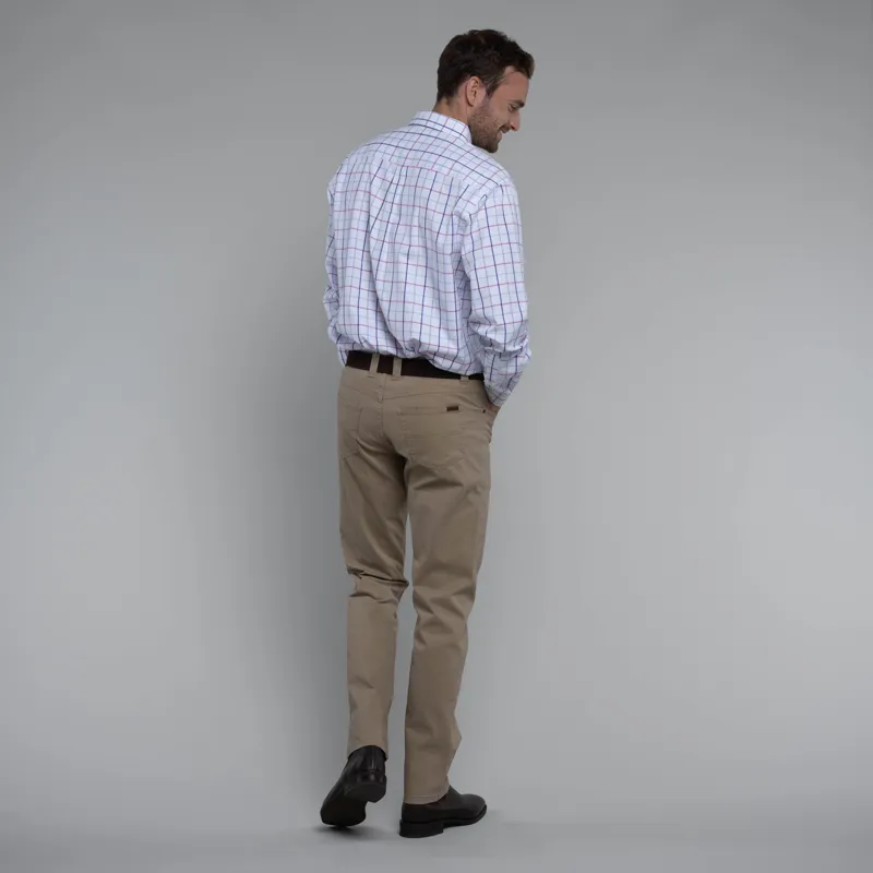 Schoffel Brancaster Shirt Blue/Pink-2